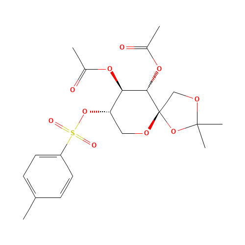 3,4-Di-O-acetyl-1,2-O-isopropylidene-5-O-tosyl-a-L-sorbose (CAS: 53821-66-2) - Related Chemical Product