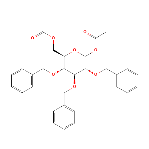 1,6-Di-O-acetyl-2,3,4-tri-O-benzyl-a,b-D-glucopyranose (CAS: 59433-13-5) - Related Chemical Product