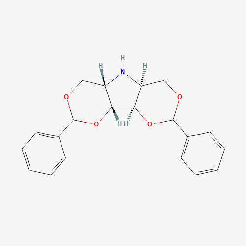 1,3:4,6-Di-O-benzylidene-2,5-dideoxy-2,5-imino-L-iditol (Mixture of Diastereomers) (CAS: 1246812-42-9) - Related Chemical Product