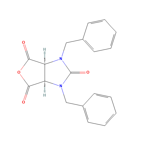 cis-1,3-Dibenzyl-2-imidazolidone-4,5-dicarboxylic Acid Anhydride (CAS: 26339-42-4) - Related Chemical Product