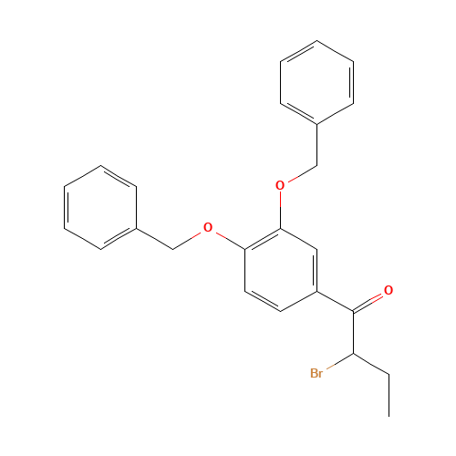 rac 1-[3,4-(Dibenzyloxy)phenyl]-2-bromo-1-butanone (CAS: 24538-60-1) - Related Chemical Product