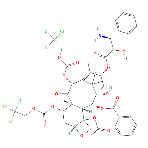 N-Des-t-boc-10-deacetyl-7,10-O-bis{[(2,2,2-trichloroethyl)oxy]carbonyl} Docetaxel (CAS: 114915-16-1) - Related Chemical Product