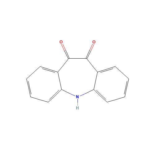 Dibenzazepine-10,11-dione (CAS: 19579-83-0) - Chemical Structure and Molecular Formula 