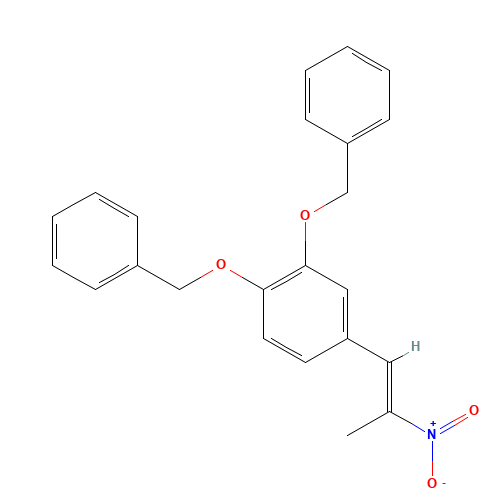 1-(3,4-Dibenzyloxyphenyl)-2-nitropropene (CAS: 62932-96-1) - Related Chemical Product