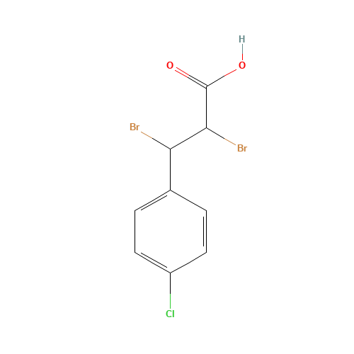 2,3-Dibromo-3-(4-chlorophenyl)propanoic Acid (CAS: 24653-99-4) - Related Chemical Product