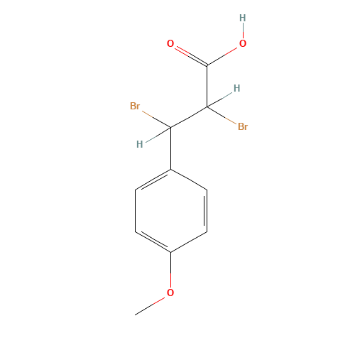 2,3-Dibromo-3-(p-methoxyl)phenyl Propionic Acid (CAS: 77820-32-7) - Related Chemical Product