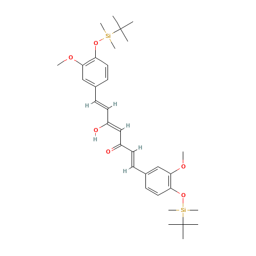 Di-(tert-Butyl-dimethylsilyl) Curcumin (CAS: 1134639-23-8) - Related Chemical Product