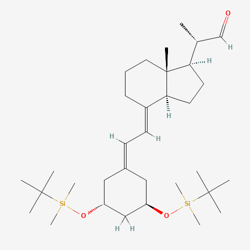 1,3-Di-O-tert-butyldimethylsilyl Paricalcitol 18-Aldehyde (CAS: 1257126-71-8) - Related Chemical Product