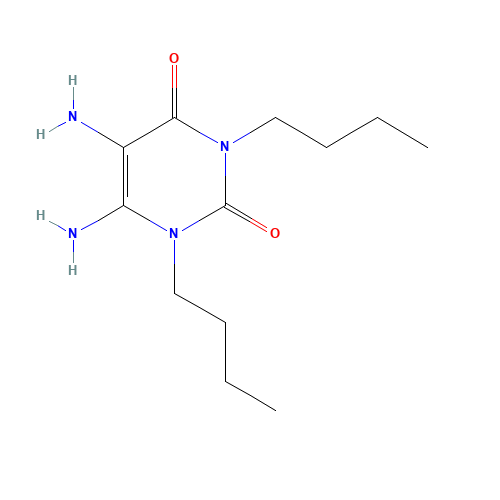1,3-Dibutyl-5,6-diaminouracil (CAS: 52998-23-9) - Related Chemical Product