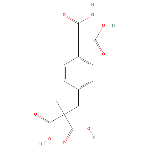 2-[4-(1,1-Dicarboethoxy)benzyl]-2-methyl Malonic Acid (CAS: 189287-73-8) - Related Chemical Product