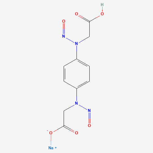 N,N-Dicarboxymethyl-N,N-dinitroso-p-phenylenediamine,Disodium Salt (CAS: 214211-69-5) - Chemical Structure and Molecular Formula 