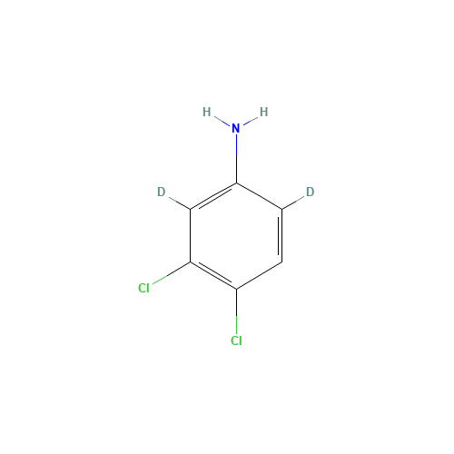 3,4-Dichloroaniline-d2 (CAS: 1219803-22-1) - Chemical Structure and Molecular Formula 