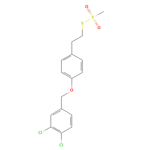 2-[4-(3,4-Dichlorobenzyloxy)]phenylethyl Methanethiosulfonate (CAS: 887354-40-7) - Related Chemical Product