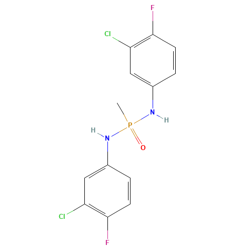 N,N'-Di(3-chloro-4-fluorophenyl)methylphosphonic Diamide (CAS: 647824-32-6) - Related Chemical Product