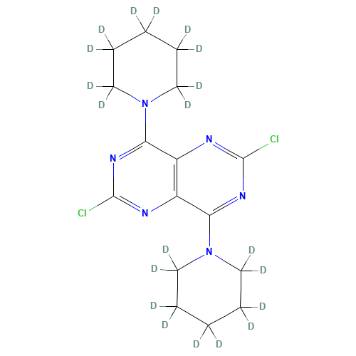 2,6-Dichloro-4,8-(dipiperidino-d20)pyrimido[5,4-d]pyrimidine (CAS: 1189450-21-2) - Related Chemical Product