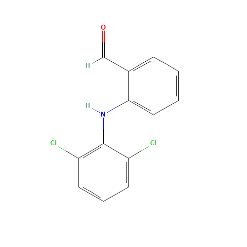 2-[(2,6-Dichlorophenyl)amino]benzaldehyde (Diclofenac impurity) (CAS: 22121-58-0) - Related Chemical Product