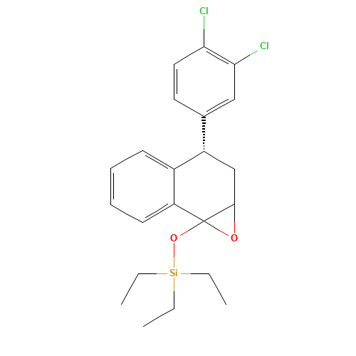 (4S)-(3',4'-Dichlorophenyl)-3,4-dihydro-1,2-epoxy-1-O-triethylsilyl-1-naphthol (CAS: 1217528-57-8) - Related Chemical Product
