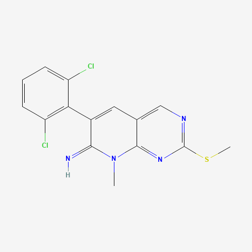 6-(2,6-Dichlorophenyl)-8-methyl-2-(methylthio)pyrido[2,3-d]pyrimidin-7(8H)-imine (CAS: 185039-29-6) - Related Chemical Product