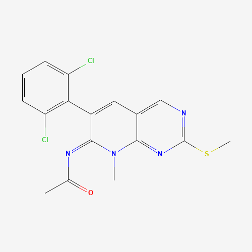 N-[6-(2,6-Dichlorophenyl)-8-methyl-2-(methylthio)pyrido[2,3-d]pyrimidin-7(8H)-ylidene]acetamide (CAS: 185039-37-6) - Related Chemical Product