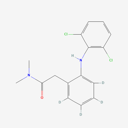 2-[(2,6-Dichlorophenyl)amino]-N,N-dimethylbenzeneacetamide-d4 (CAS: 1217360-64-9) - Related Chemical Product