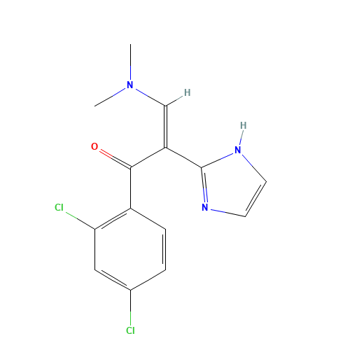 (2Z)-1-(2,4-Dichlorophenyl)-3-(dimethylamino)-2-(1H-imidazol-2-yl)-2-propen-1-one (CAS: 252950-15-5) - Related Chemical Product