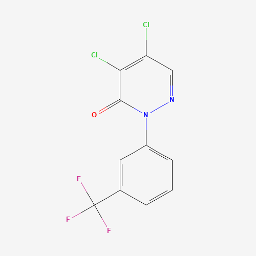 4,5-Dichloro-2-(3-trifluoromethylphenyl)-3(2H)pyridazinone (CAS: 26806-47-3) - Related Chemical Product