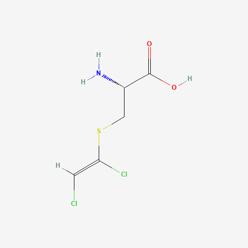 3-[(1,2-Dichlorovinyl)thio]-L-alanine (CAS: 627-72-5) - Chemical Structure and Molecular Formula 