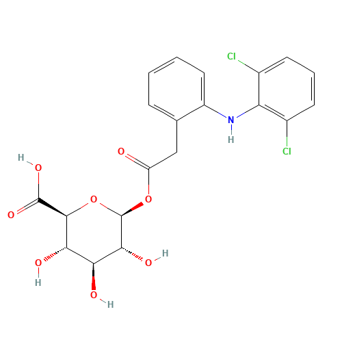 Diclofenac Acyl-b-D-glucuronide (CAS: 64118-81-6) - Related Chemical Product