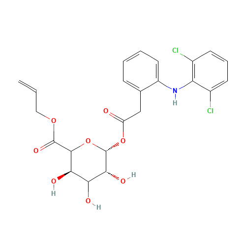 Diclofenac Acyl-b-D-glucuronide Allyl Ester (CAS: 698358-10-0) - Related Chemical Product