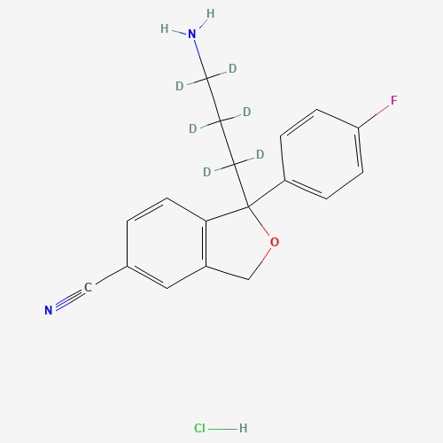 rac Didemethyl Citalopram-d6 Hydrochloride (CAS: 1189865-88-0) - Related Chemical Product
