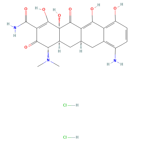 7-Didemethyl Minocycline Dihydrochloride (>85% by HPLC) (CAS: 95940-02-6) - Related Chemical Product