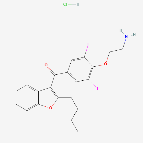 Di(N-desethyl) Amiodarone Hydrochloride (CAS: 757220-04-5) - Related Chemical Product