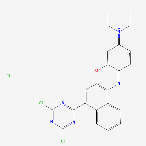 9-Diethylamino-5-(4,6-dichloro-s-triazinyl)-9H-benzo[a]phenoxazine Chloride (CAS: 28249-90-3) - Related Chemical Product