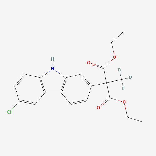 Diethyl-(6-chloro-2-carbazolyl)methyl-d3 Malonate (CAS: 1189473-03-7) - Related Chemical Product