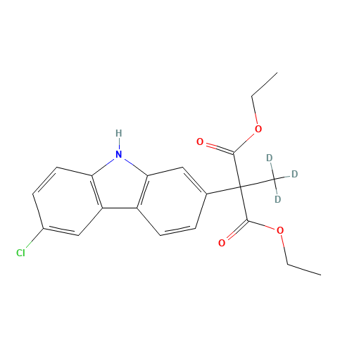 Diethyl-(6-chloro-2-carbazolyl)methyl-d3 Malonate (CAS: 1189473-03-7) - Related Chemical Product