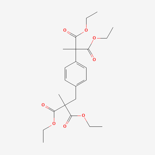 Diethyl 2-[4-(2,2-Dicarboethoxypropyl)phenyl]-2-methyl Malonate (CAS: 189287-72-7) - Related Chemical Product
