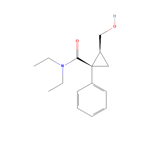 rac N,N-diethyl-2-(hydroxymethyl)-1-phenyl-cyclopropanecarboxamide (CAS: 172016-06-7) - Related Chemical Product