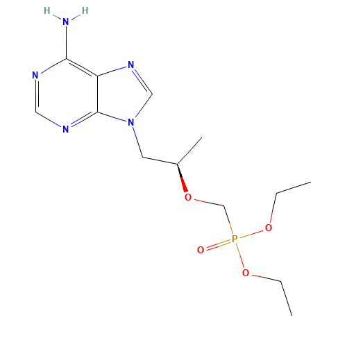 (R)-9-[2-(Diethylphosphonomethoxy)propyl] Adenine (CAS: 180587-75-1) - Related Chemical Product