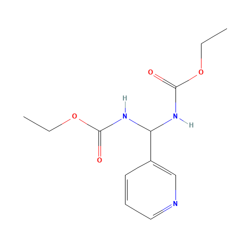 Diethyl N,N-(3'-Pyridylmethylene)bis(carbamate) (CAS: 2744-17-4) - Related Chemical Product
