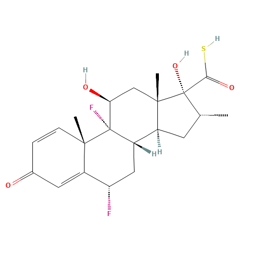 6a,9a-Difluoro-11b,17a-dihydroxy-16a-methyl-3-oxoandrosta-1,4-diene-17a-carbothioic Acid (CAS: 80473-92-3) - Related Chemical Product