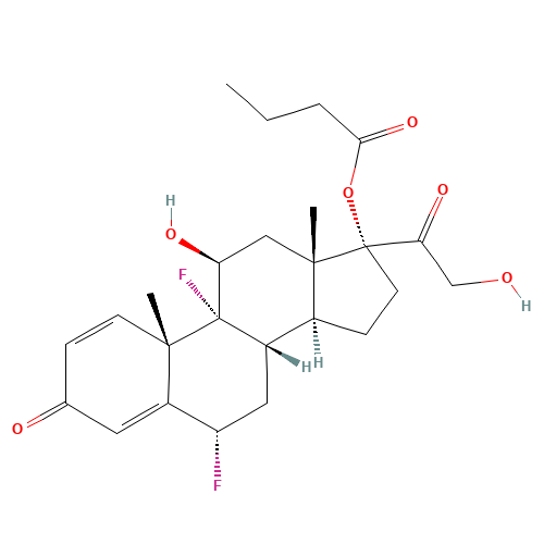 6a,9-Difluoro Prednisolone 17-Butyrate (CAS: 23640-96-2) - Related Chemical Product