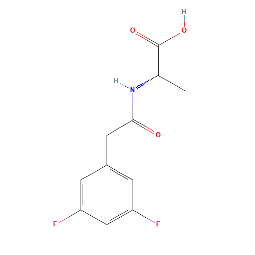 N-[2-(3,5-Difluorophenyl)acetyl]-L-alanine (CAS: 208124-34-9) - Related Chemical Product