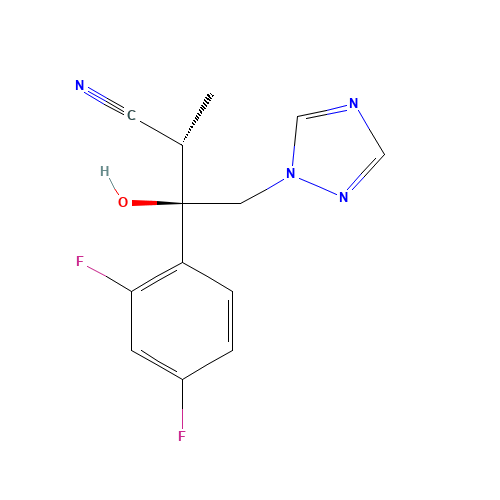 (aS,bR)-b-(2,4-Difluorophenyl)-b-hydroxy-a-methyl-1H-1,2,4-triazole-1-butanenitrile (CAS: 170862-36-9) - Related Chemical Product
