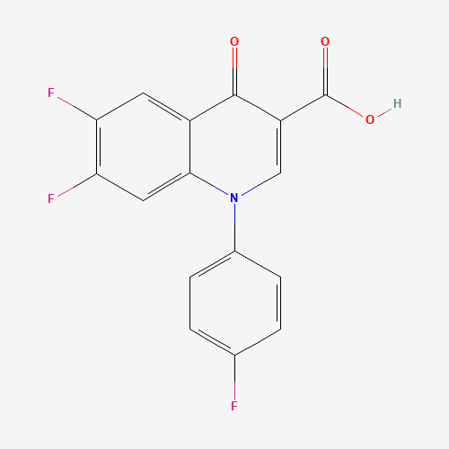 6,7-Difluoro-1-(4-fluorophenyl)-1,4-dihydro-4-oxo-3-quinolinecarboxylic Acid (CAS: 103994-99-6) - Related Chemical Product