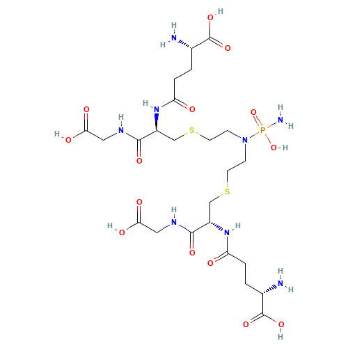 Diglutathionyl Mustard Phosphoramide (CAS: 145784-68-5) - Related Chemical Product