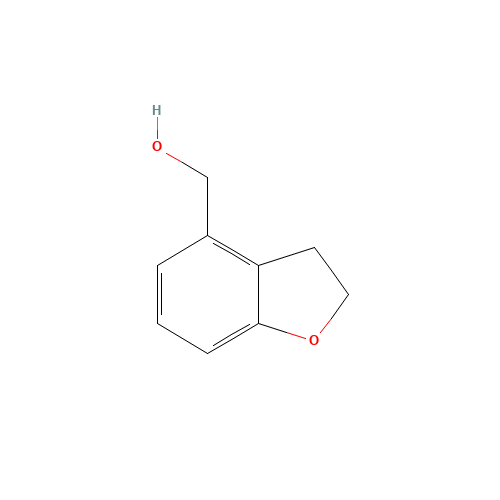 2,3-Dihydro-4-benzofuranmethanol (CAS: 209256-41-7) - Chemical Structure and Molecular Formula 