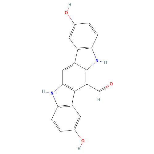 5,11-Dihydro-2,8-dihydroxyindolo[3,2-b]carbazole-6-carboxaldehyde (CAS: 549548-29-0) - Related Chemical Product