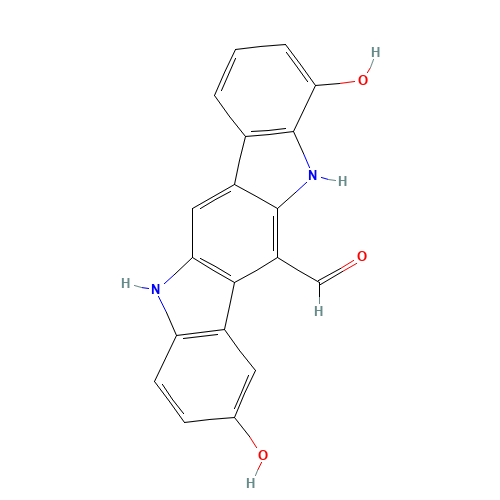 5,11-Dihydro-4,8-dihydroxyindolo[3,2-b]carbazole-6-carboxaldehyde (CAS: 549548-27-8) - Related Chemical Product