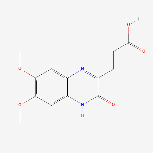 3,4-Dihydro-6,7-dimethoxy-3-oxo-2-quinoxalinepropanoic Acid (CAS: 99208-26-1) - Related Chemical Product