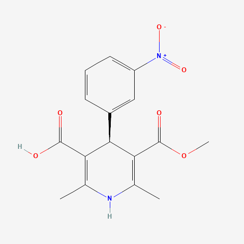 (R)-(-)-1,4-Dihydro-2,6-dimethyl-4-(3-nitrophenyl)-3,5-pyridinedicarboxylic Acid Monomethyl Ester (CAS: 76093-33-9) - Related Chemical Product